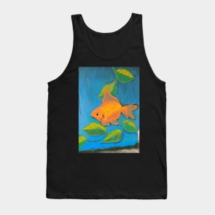 Goldfish Graffiti Art Photography Tank Top